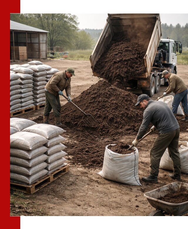 Доставка компоста оптом и в розницу в Ижевске