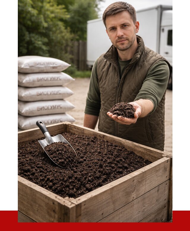 Купить биогумус в Ижевске с доставкой от 8829 р. за куб | ПРОНЕРУДЖвс