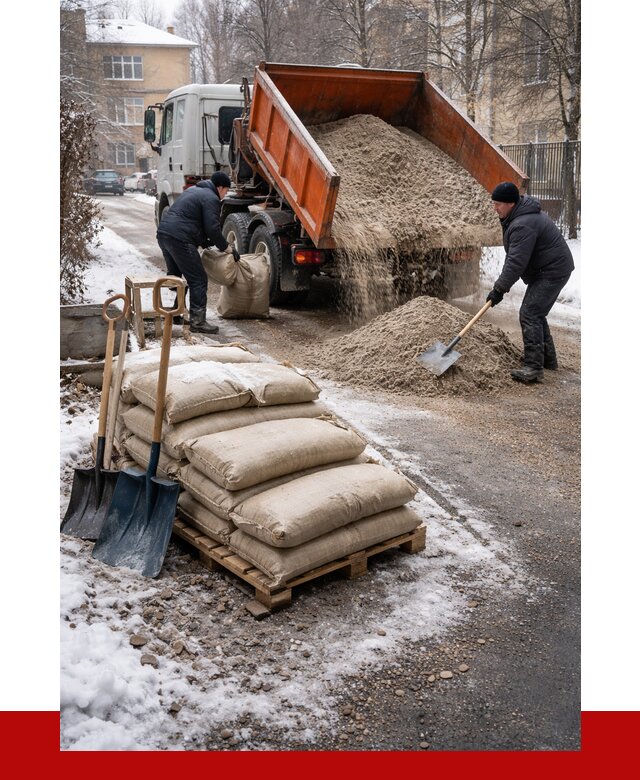 Противогололедные материалы оптом в Ижевске от 4363 р. | ПРОНЕРУДЖвс
