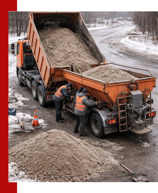 Поставка и вывоз пескосоля в Ижевске оптом и в розницу