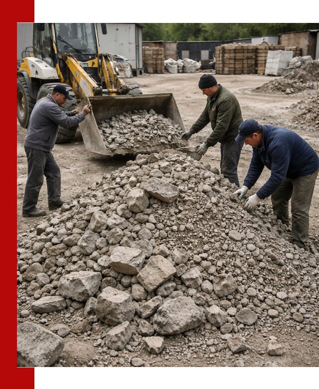 Демонтаж и вывоз бой бетона в Ижевске