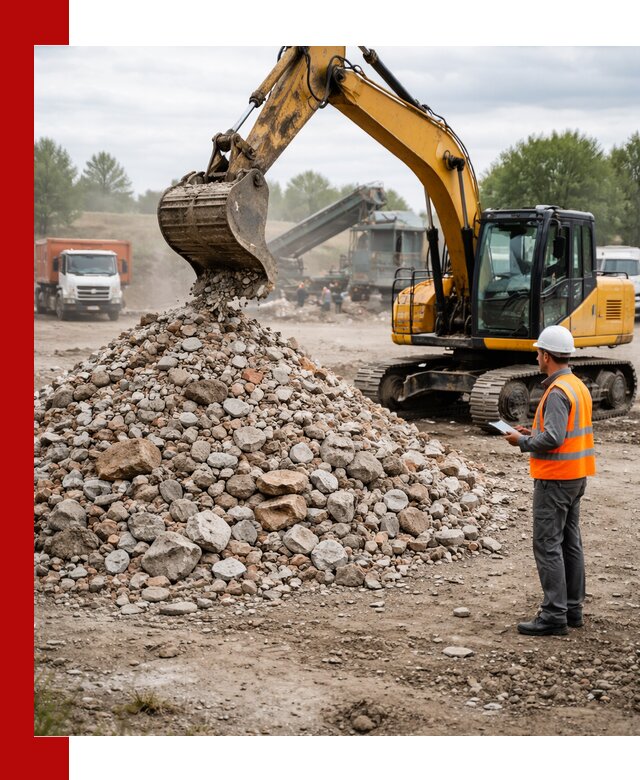 Доставка и вывоз строительного боя в Ижевске