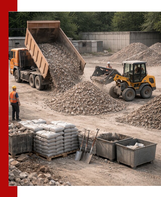 Вторичные материалы для отсыпки в Ижевске — поставка и доставка