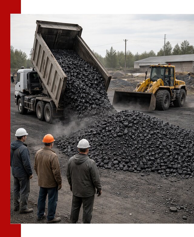 Доставка угля антрацита в Ижевске с самосвалами и погрузкой