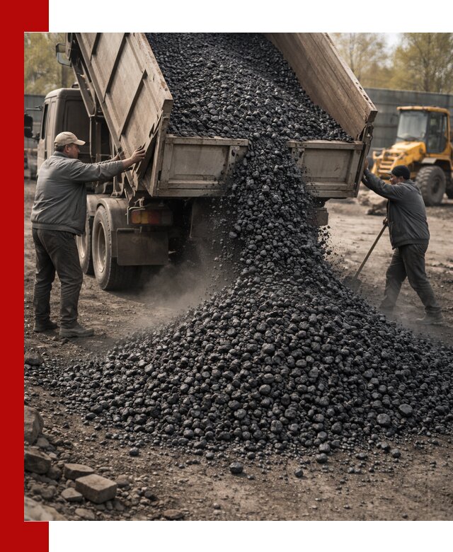 Доставка угля семечка самосвалами в Ижевске