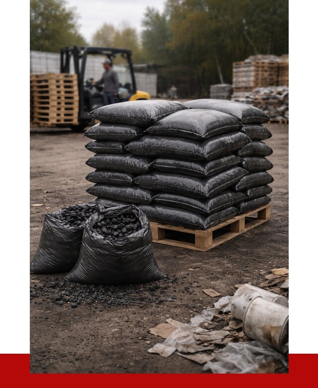 Купить уголь в мешках с доставкой в Ижевске от 7790 р. | ПРОНЕРУДЖвс
