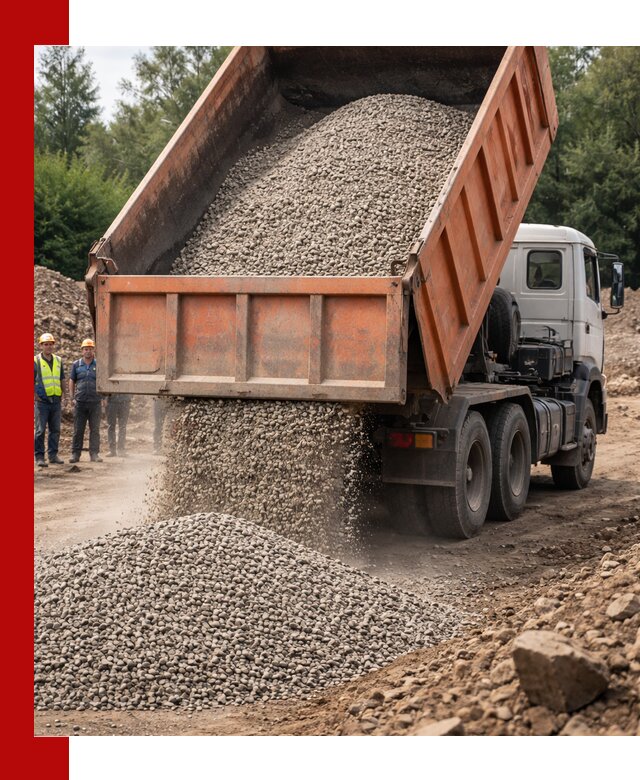 Доставка сыпучих материалов самосвалом в Ижевске быстро и надежно