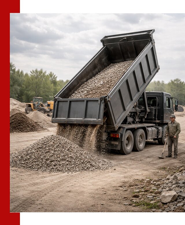 Доставка самосвалом 30 м3 по выгодным ценам в Ижевске