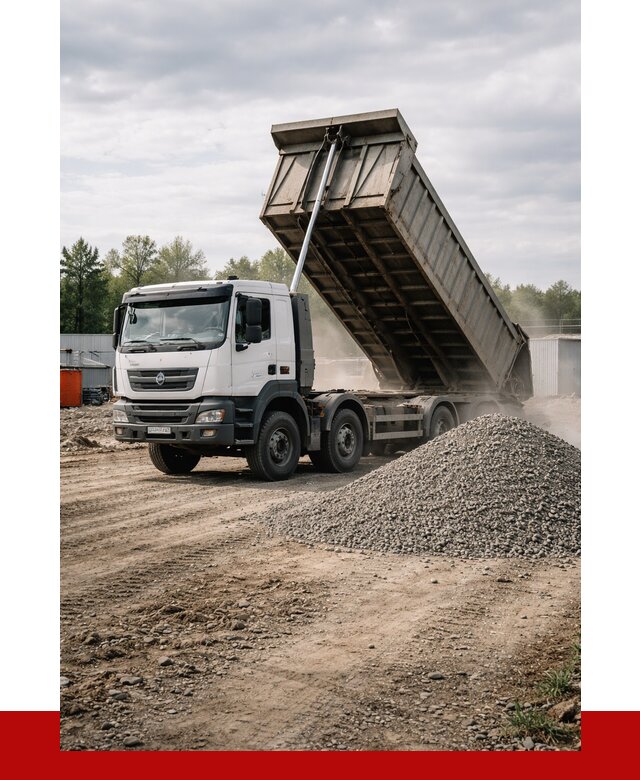 Доставка самосвалом 40 кубов в Ижевске от 9348 р. | ПРОНЕРУДЖвс