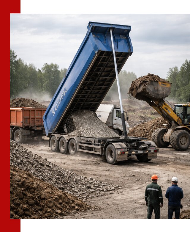 Аренда тонар 40 тонн в Ижевске с доставкой материалов