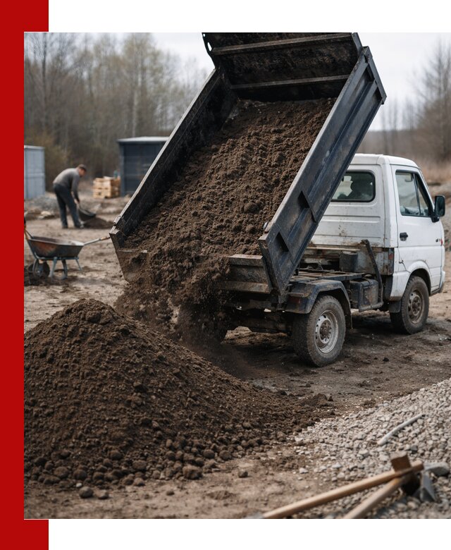 Аренда минисамосвала в Ижевске для доставки сыпучих материалов