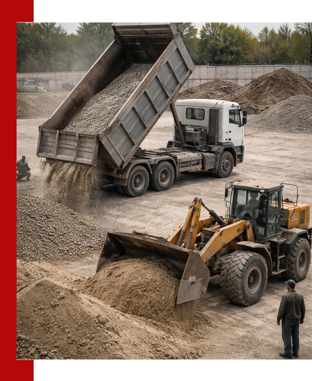 Перевозка сыпучих грузов самосвалами и бортовыми в Ижевске