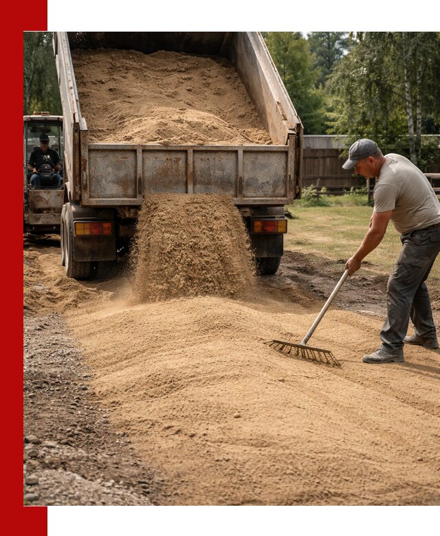 Отсыпка участка песком в Ижевске быстро и качественно