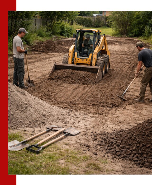 Планировка участка грунтом с вывозом и доставкой в Ижевске