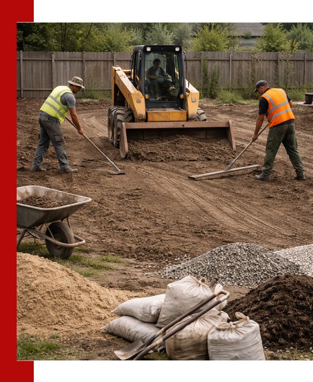 Выравнивание участка под строительство и благоустройство в Ижевске